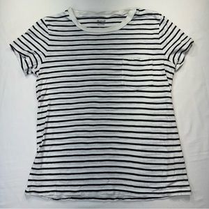 ✨2xHOST PICK✨Madewell Short Sleeve Striped Pocket Tee